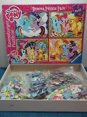 Buy MY LITTLE PONY BUMPER PUZZLE PACK - 4 X 42 PIECE JIGSAW PUZZLES - 100% COMPLETE • 12.50£