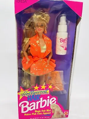Buy 1992 Barbie Hollywood HAIR Teresa Made In Malaysia   • 379.37£