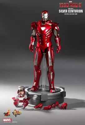 Buy Hot Toys Mms213 Iron Man 3 Silver Centurion (mark Xxxiii) 1/6th Scale Collectibl • 222.49£