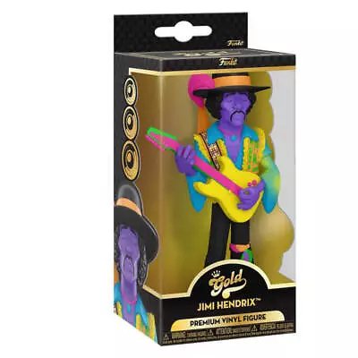 Buy Funko Pop Jimi Hendrix Black Light 5 Inches Scale Premium Vinyl Gold Figure • 21.32£