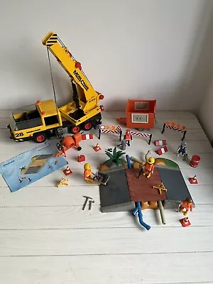 Buy Playmobil Construction Set 3126 Vintage Crane 3761, 3207, Cement Mixer • 60£