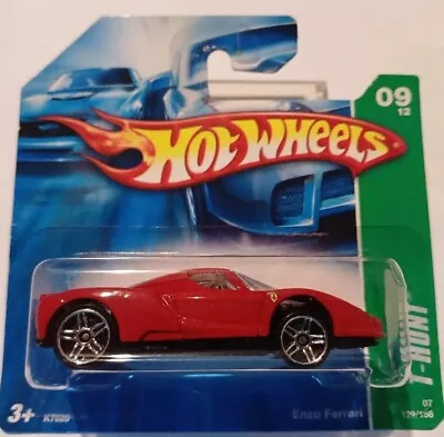 Buy Hotwheels T-hunt Enzo Farrari Moc Manufacturering Error Seats Racing Opposite... • 8.99£