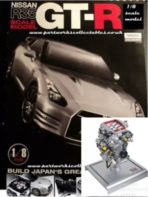 Buy Nissan GTR Full Kit & Engine Kit 1-130 1/5 Scale. Deagostini IXO Eaglemoss R35 • 1,200£