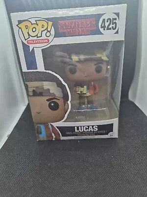 Buy Funko Pop! TV Stranger Things - Lucas Vinyl Figure #425 • 7£