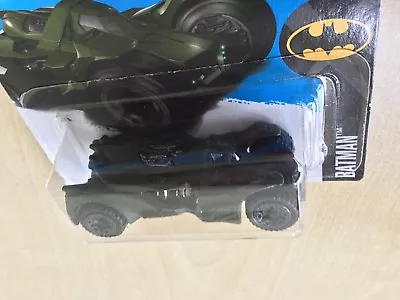 Buy Hot Wheels Toy Model Car 4/5 Batman Arkham Knight Batmobile Dark Green Sealed • 6.95£