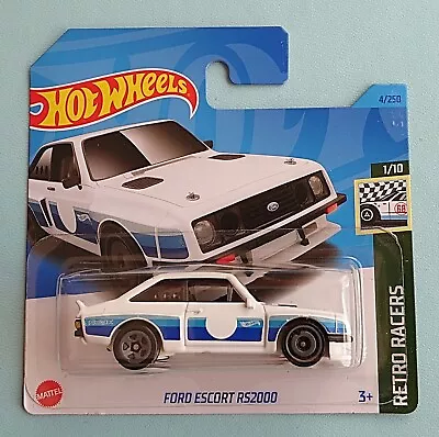 Buy Hot Wheels Ford Escort RS2000. New Collectable Toy Model Car. Retro Racers. • 4.50£