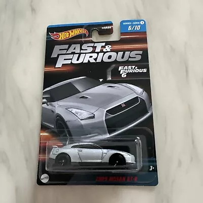 Buy Hot Wheels 2009 Nissan GT-R Silver Fast And The Furious 6 Serie 3 • 8£