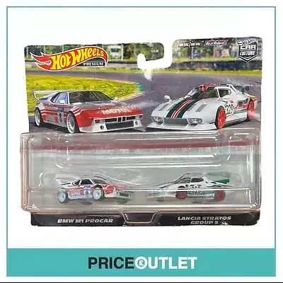 Buy Hot Wheels Car Culture - BMW M1 Procar & Lancia Stratos Group 5 - Damaged Box • 21.99£