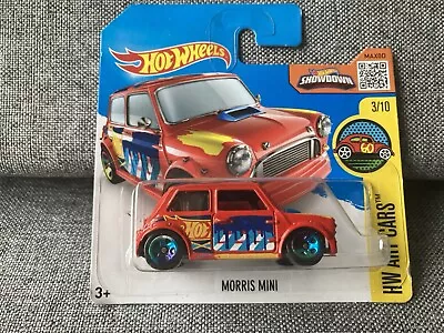 Buy Hot Wheels Morris Mini - Red Colour - 'HW Art Cars' Series. 2016 Short Card • 9.95£