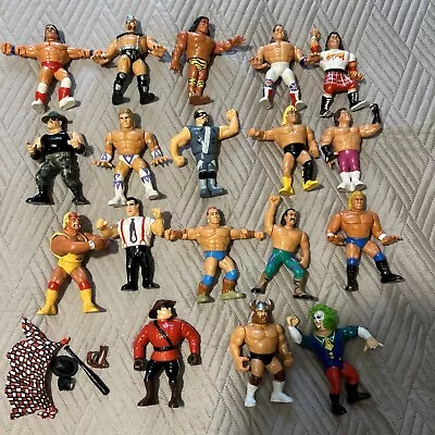 Buy WWF Hasbro 18 X Figures 90’s Original WWE Vintage Bundle Job Lot • 85£