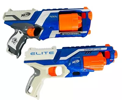 Buy 2 X Nerf Guns | Strongarm & Disruptor | N - Strike Elite | Good Condition • 9.99£