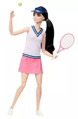 Buy Barbie You Can Be Anything Made To Move Tennis Player Doll With Accessories • 19.89£