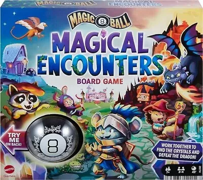 Buy Mattel Magic 8 Ball Magical Encounters Board Game New Sealed • 27.96£