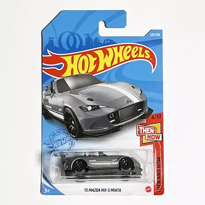 Buy Hot Wheels 2021 15 Mazda MX-5 Miata (Gray) Then And Now • 4.42£