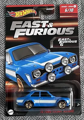 Buy Hot Wheels Fast And Furious Series 1 ‘70 Ford Escort 6/10 • 9.50£