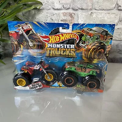 Buy Hot Wheels Monster Trucks Demolition Doubles - Tri To Crush Me Vs Baja Buster	 • 14.99£