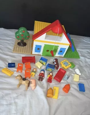 Buy Playmobil House Barn 1990 And Accessories Collectible Vintage • 14.99£