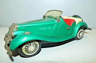 Buy Bandai Of Japan MG TF Sports Car  Metallic Green Tinplate Friction Drive • 35£