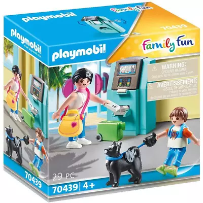 Buy Playmobil Family Fun Beach Hotel Tourists With ATM For New Children 29pc 70439 • 8.99£