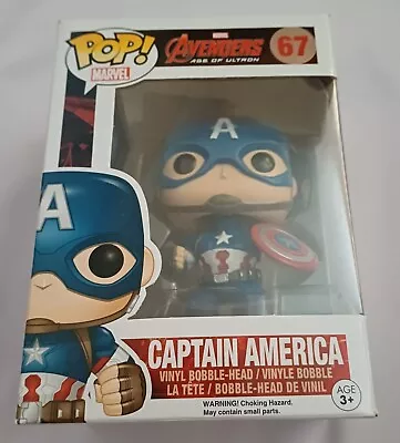 Buy Marvel Avengers Age Of Ultron Captain America 67 Funko Pop • 13.49£