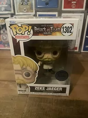 Buy Funko Pop! Vinyl - Attack On Titan - Zeke Jaeger #1302  • 15£