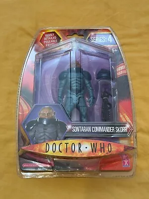 Buy Doctor Who - Sontaran Commander Skorr - Gun Helmet - Series 4 - 5  Figure - NEW • 19.95£