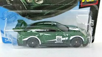 Buy 2018 BENTLEY CONTINENTAL GT3 1:64 (Dark Green) Hot Wheels Diecast Car • 6.79£