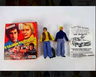 Buy Vintage Mego UK Exclusive Palitoy Starsky & Hutch Twin Pack Boxed + Rare Leaflet • 650£
