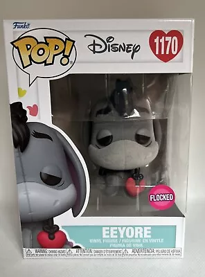 Buy Funko Pop Vinyl Disney Eeyore With Heart 1170 Flocked Winnie The Pooh NEW UK • 15.99£