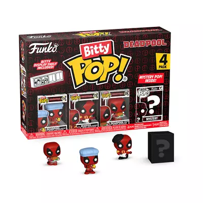 Buy Funko Bitty POP! Deadpool (Bathtime) Marvel 4-pack Vinyl Figures New • 15.99£