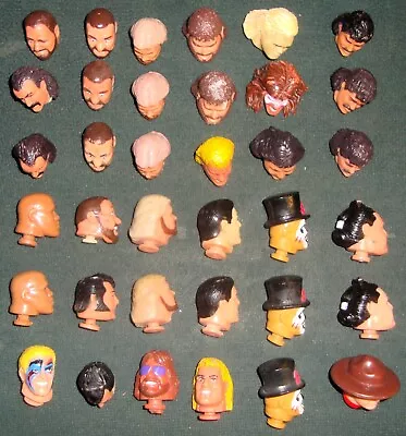 Buy 36 X Wwf Hasbro Wrestling Figure Joblot Bundle Custom Fodder Spare Heads Wwe • 29.99£