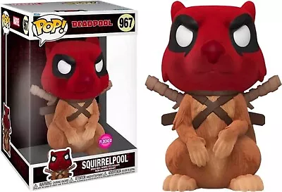 Buy Funko Pop! Jumbo Squirrelpool Deadpool 30th Squirrelpool Flocked Limited Edition • 29.69£