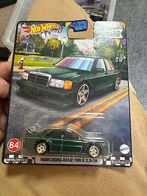 Buy Hot Wheels Mercedes Benz 190 E 2.5-16 1:64 Boulevard 84 Green HWW12 • 12.50£