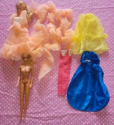 Buy Lot Peaches N Cream Game With Glow Vintage Outfit Outfit Dress Barbie Superstar  • 78.91£