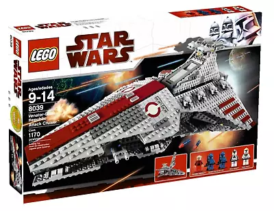 Buy LEGO Star Wars: Venator-Class Republic Attack Cruiser (8039) • 179.99£