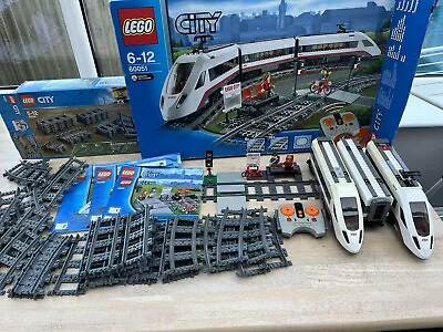 Buy Lego City High Speed Passenger Train 60051 Faded With Extra Track See Desc • 32£