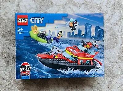 Buy LEGO CITY: Fire Rescue Boat (60373) Brand New And Sealed • 10.99£