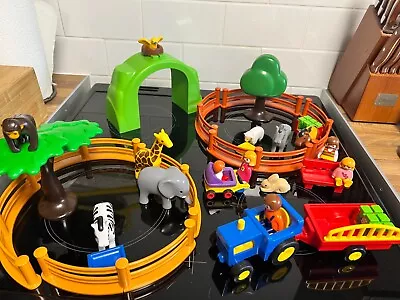 Buy Playmobil 1.2.3 Large Zoo 6754 • 25£