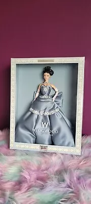 Buy 1999 Wedgwood England Barbie Doll Blue Gown Limited Edition NRFB #25641 • 147.53£