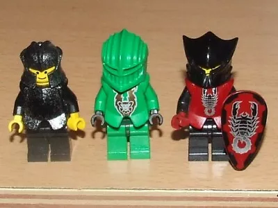 Buy Lego Castle Mini Figures Knights Kingdom 11 Rascus, Shadow Knight  Vladek + One. • 12.99£