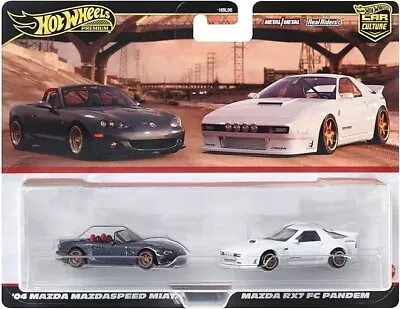 Buy Hot Wheels Premium Twin Pack '05 Mazda Mazdaspeed Miata & Mazda RX7 FC Pandem • 17.05£