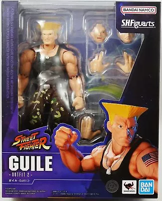 Buy Street Fighter - Bandai S.H. Figuarts - Guile  Outfit 2  • 100.32£