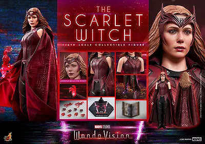 Buy New Hot Toys TMS036 Vendetta Phantasm's Scarlet Witch 1/6 Collectible Figure • 249.49£