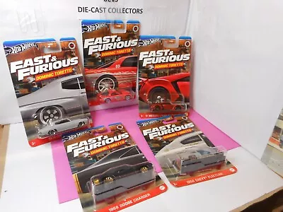 Buy Hot Wheels Fast And Furious Dominic Toretto Full Set Of 5 • 30.99£