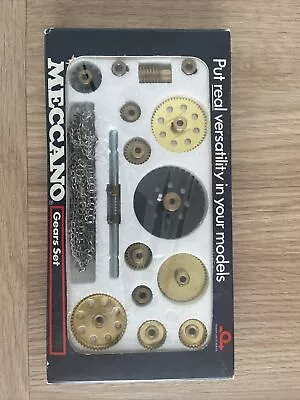 Buy Vintage Meccano Gears Set Boxed Complete • 35£