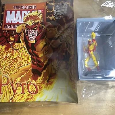 Buy Eaglemoss Classic Marvel Figurine Collection - Issue #141 Pyro And Magazine • 10.30£