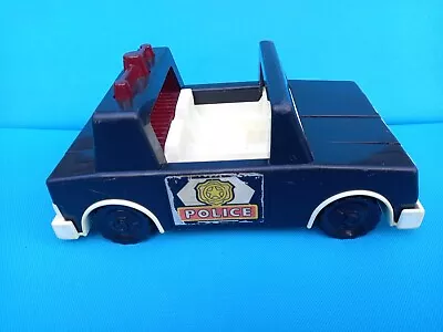 Buy Vintage Fisher Price 1981 Husky Helper Police Car Only - Collectable  • 7.49£