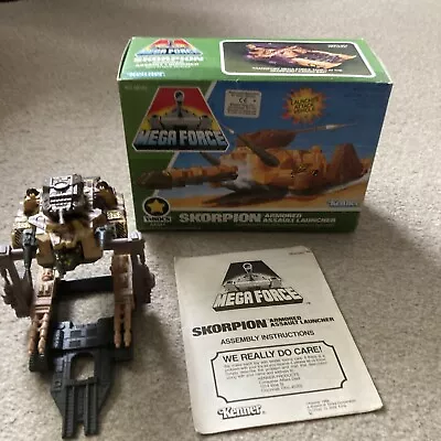 Buy Vintage Kenner Mega Force Skorpion Armoured Assault Launcher In Original Box 80s • 8.99£