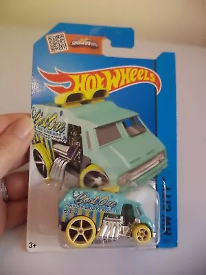 Buy New COOL-ONE Hw City HOT WHEELS Toy Car Blue ICE CREAM VAN 3/250 • 12.99£