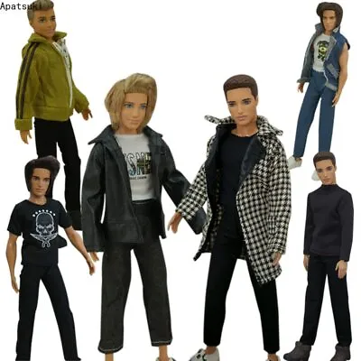 Buy Fashion Doll Clothes For Ken Boy Doll Coat Shirt Trousers Pants Accessories Toys • 4.08£